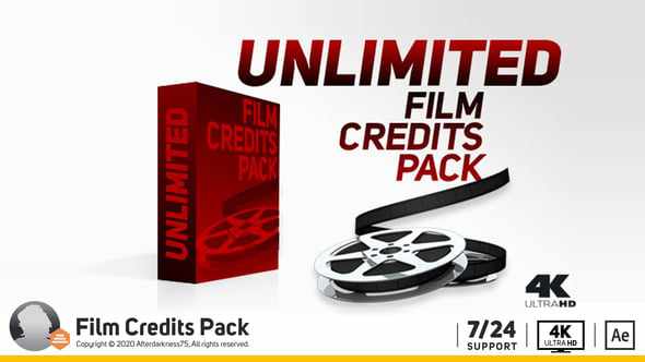 Film Credits Pack для After Effects