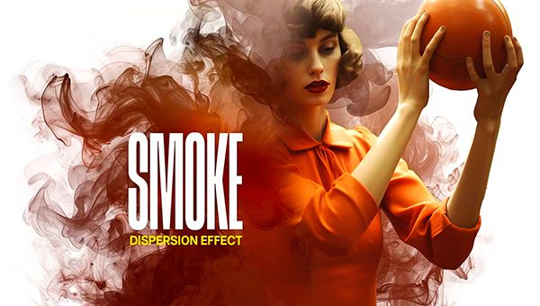 Smoke Dispersion Photo Effect для Photoshop