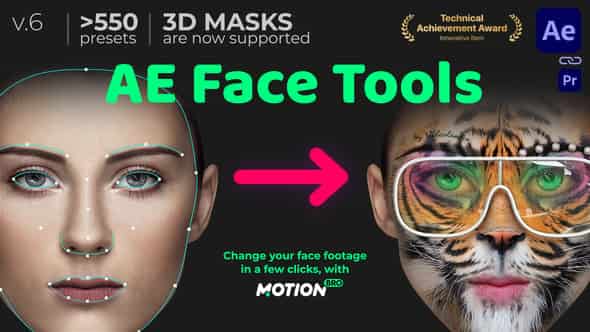 AE Face Tools - проект для After Effects