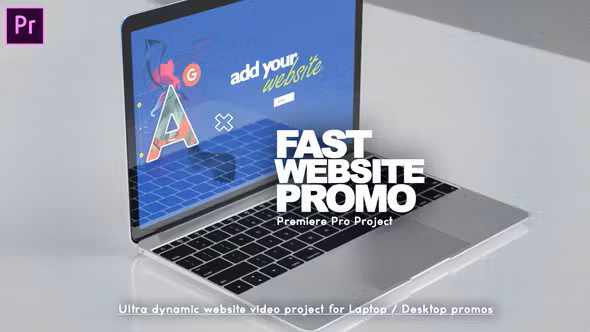 Fast Website Promo - шаблон для Premiere Pro