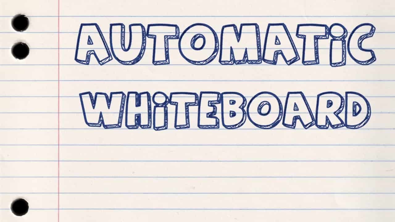 Automatic Whiteboard - расширение для After Effects