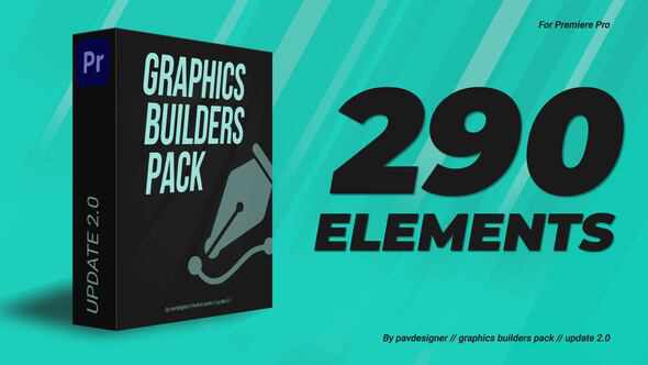 Graphics builders Pack MOGRT для Premiere Pro