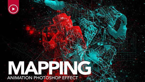 Gif Animated Mapping - экшен для Photoshop