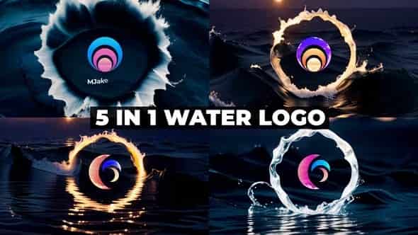 Realistic Water Logo Opener - для логотипа на After Effects