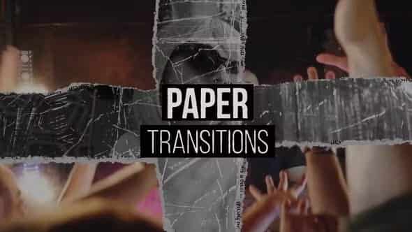 Paper Transition | 4K - проект для 	After Effects