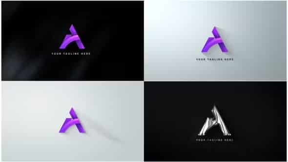 Minimal Clean Logo Reveal Collection 4 in 01 - проект для After Effects