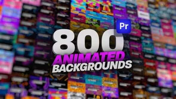 Animated Backgrounds Pack для Premiere Pro