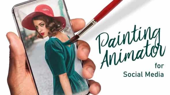 Painting Animator for Social Media - шаблон для After Effects