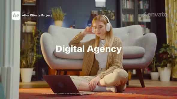 Digital Agency Promo Opener - проект для After Effects