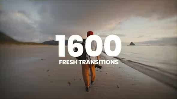 1600 Transitions - переходы для After Effects