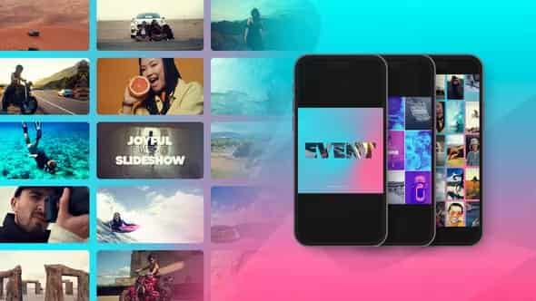 Joyful Event Slideshow - шаблон для After Effects