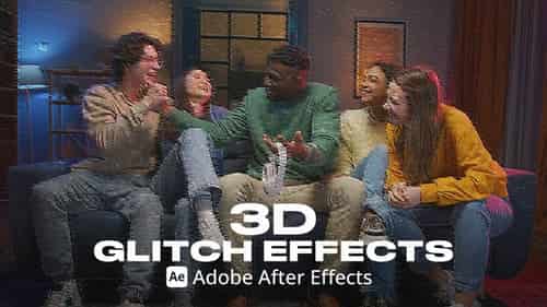 3D Glitch Effect Ae для After Effects