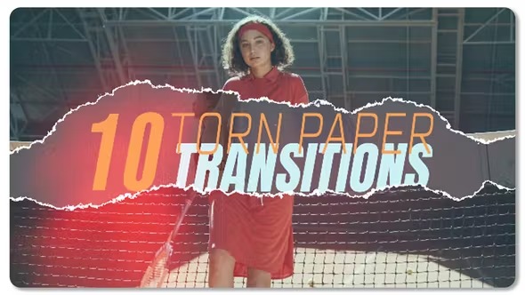 Torn Paper Transitions - проект для After Effects