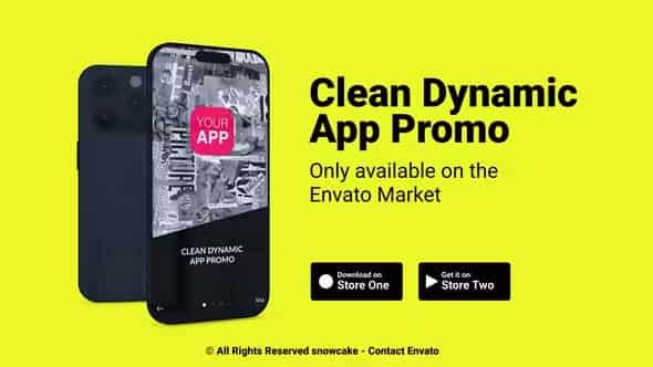 Clean Dynamic App Promo для After Effects