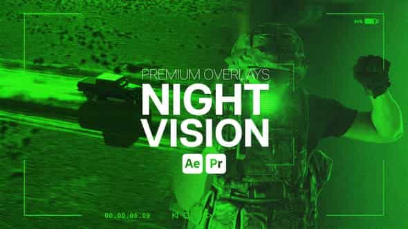 Premium Overlays Night Vision для Premiere Pro