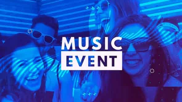 Music Event - проект для вечеринки на After Effects