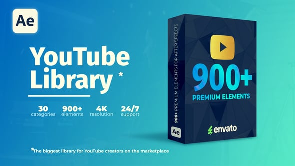 Youtube Pack - Transitions для After Effects