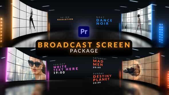 Broadcast Screen Package - шаблон для Premiere Pro