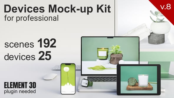 Devices Mock-up Kit для After Effects