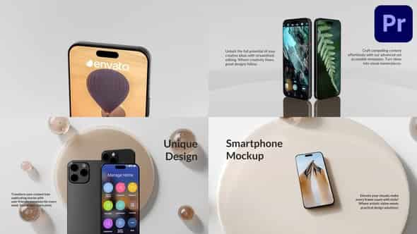 Smartphone Mockup Presentation для Premiere Pro