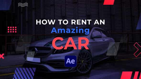 Car Rent Slideshow - бизнес шаблон для After Effects