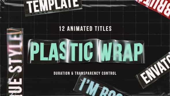 Plastic Wrap Titles - проект для After Effects