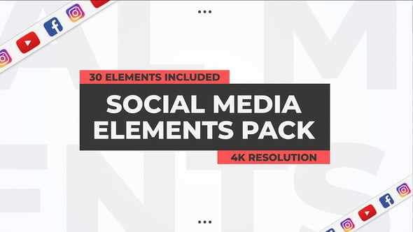 Social Media Elements Pack для Premiere Pro