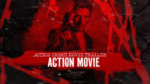 Action Crime Movie Trailer - шаблон для After Effects