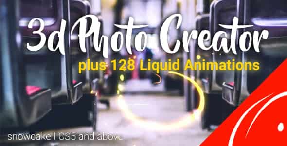 3d Photo Creator With Liquid FX Animations для After Effects