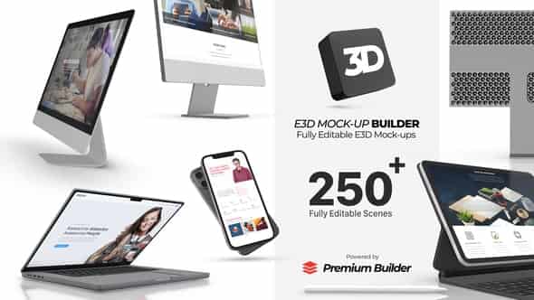 3D Mock-Up Builder для After Effects