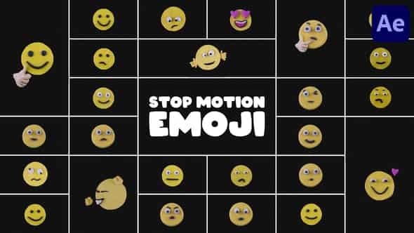 Stop Motion Emoji для After Effects