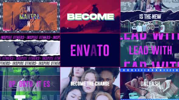 Grunge Opener Vibrant для After Effects