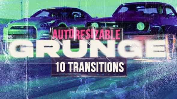 Grunge Transitions - переходы для After Effects