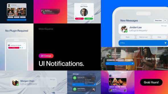 UI Notifications для After Effects