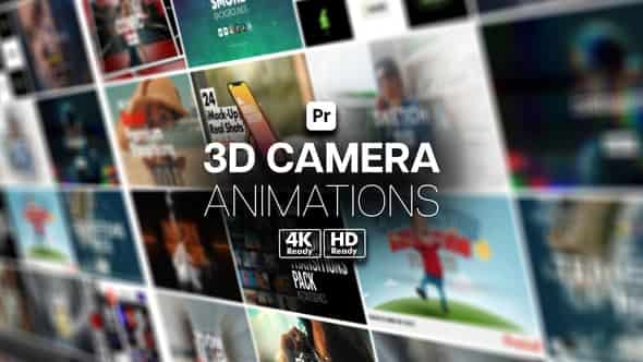 3D Camera Animations для Premiere Pro