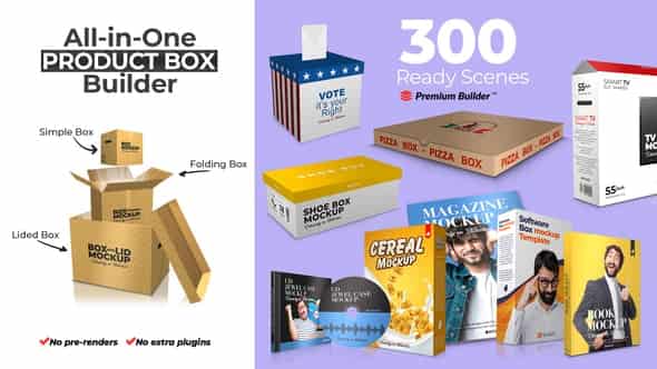 All-in-One Product Box Builder для After Effects
