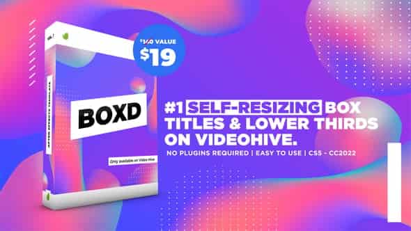 BOXD Titles для After Effects и Premiere Pro