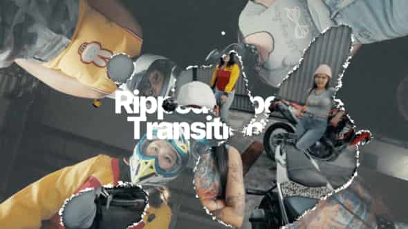 Paper Ripped Transitions для Premiere Pro