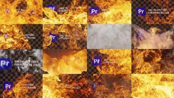 Fire And Smoke Transitions для Premiere Pro