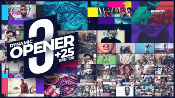 Dynamic Openers & Transitions для After Effects