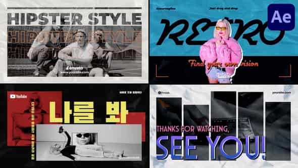 Creative Typography Slides для After Effects