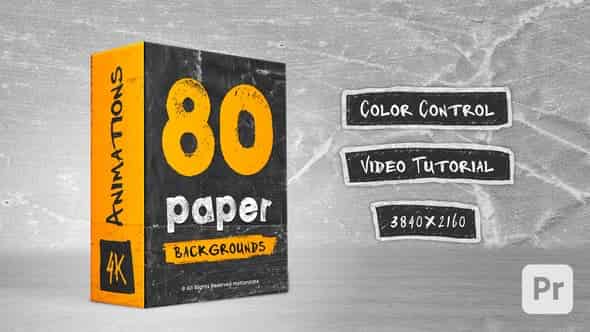 Paper Backgrounds Pack MOGRT для Premiere Pro