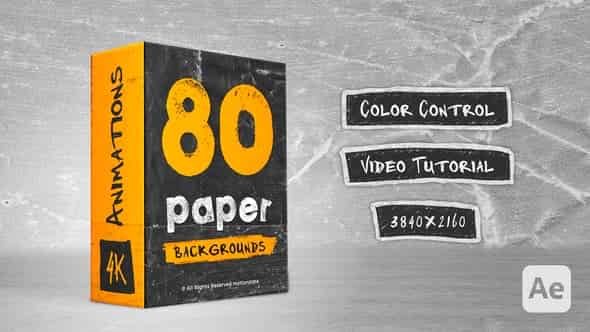 Paper Backgrounds Pack для After Effects