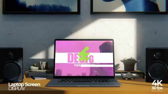 Laptop Screen Mockup для After Effects