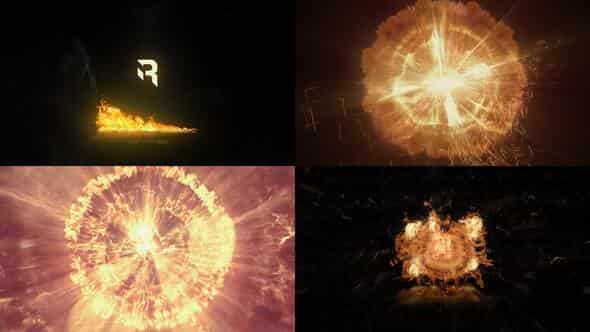 Fire Shockwave Logo для After Effects