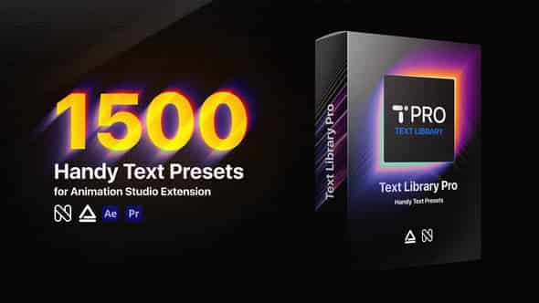 Text Library - Handy Text Animations для After Effects
