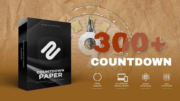 Countdown Paper для After Effects