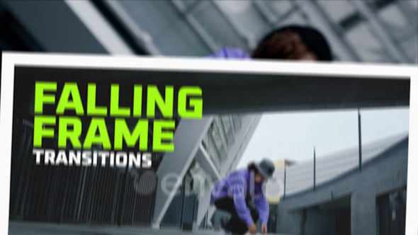 Falling Frame Transition | MOGRT для Premiere Pro