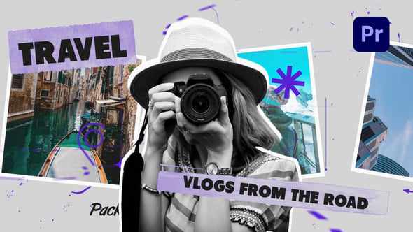 Travel Vlogger Journey Intro для Premiere Pro