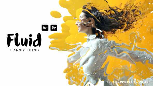 Fluid Transitions для After Effects